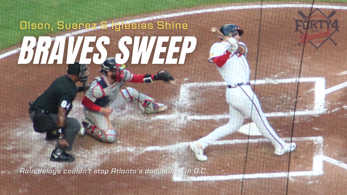 Braves Sweep Nats: Olson’s Streak Ends, but Bats Deliver