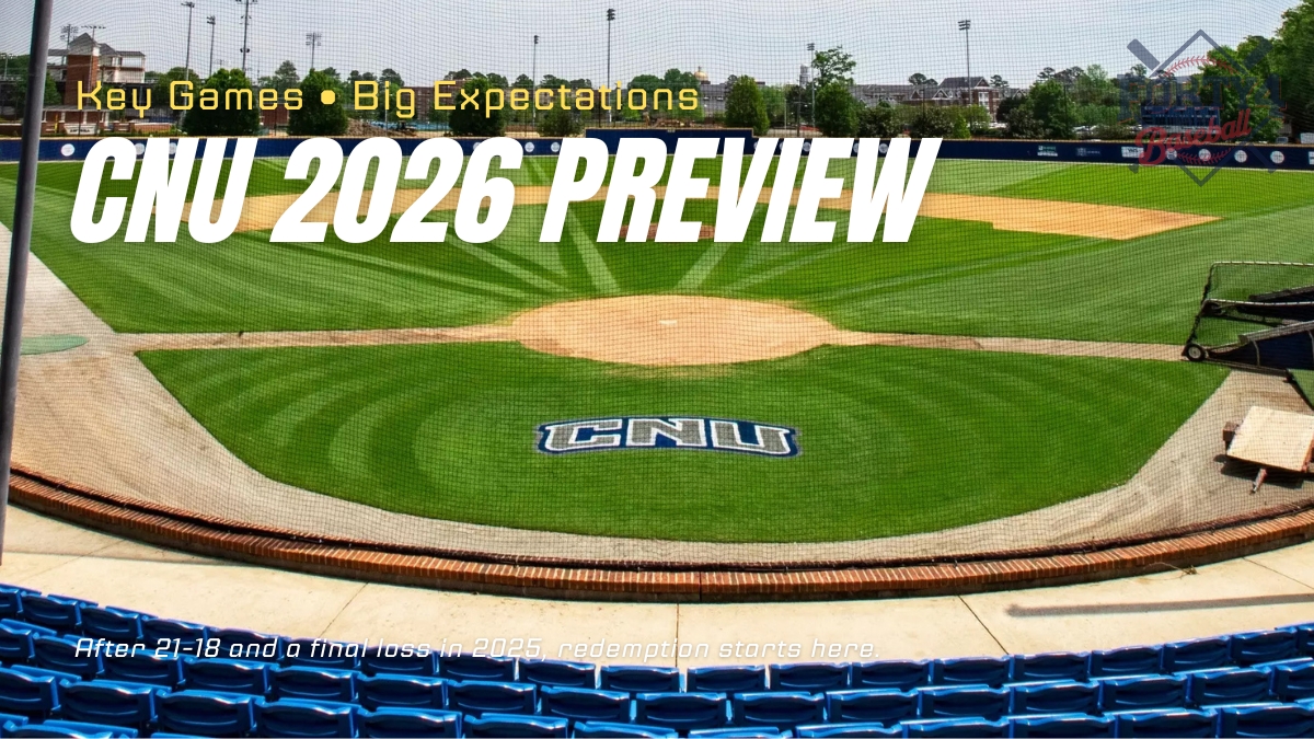 CNU Captains 2026 Baseball Schedule: Key Games, Predictions & Pitfalls